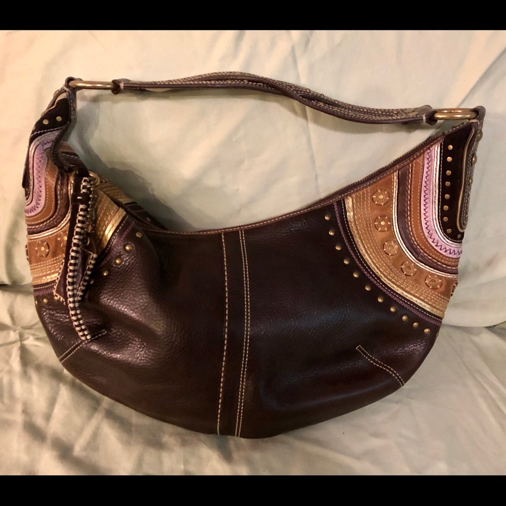 Coach Limited Edition Soho Whipstitch Studded Hobo